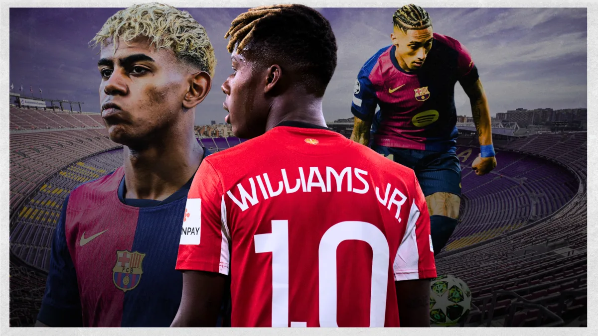Nico Williams Barcelona Lamine Yamal Raphinha