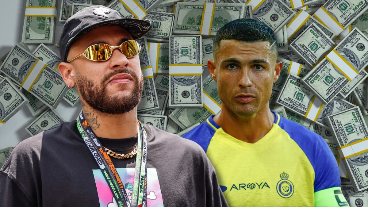 Neymar and Cristiano Ronaldo are the best-paid players in the world