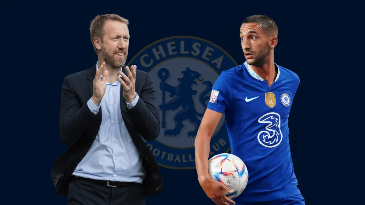 Graham Potter, Hakim Ziyech, Chelsea