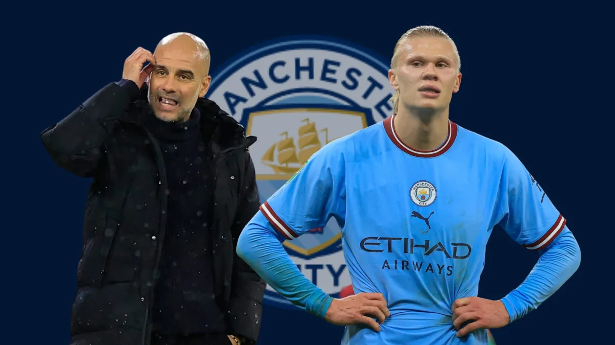 Erling Haaland, Pep Guardiola, Man City, 2022/23