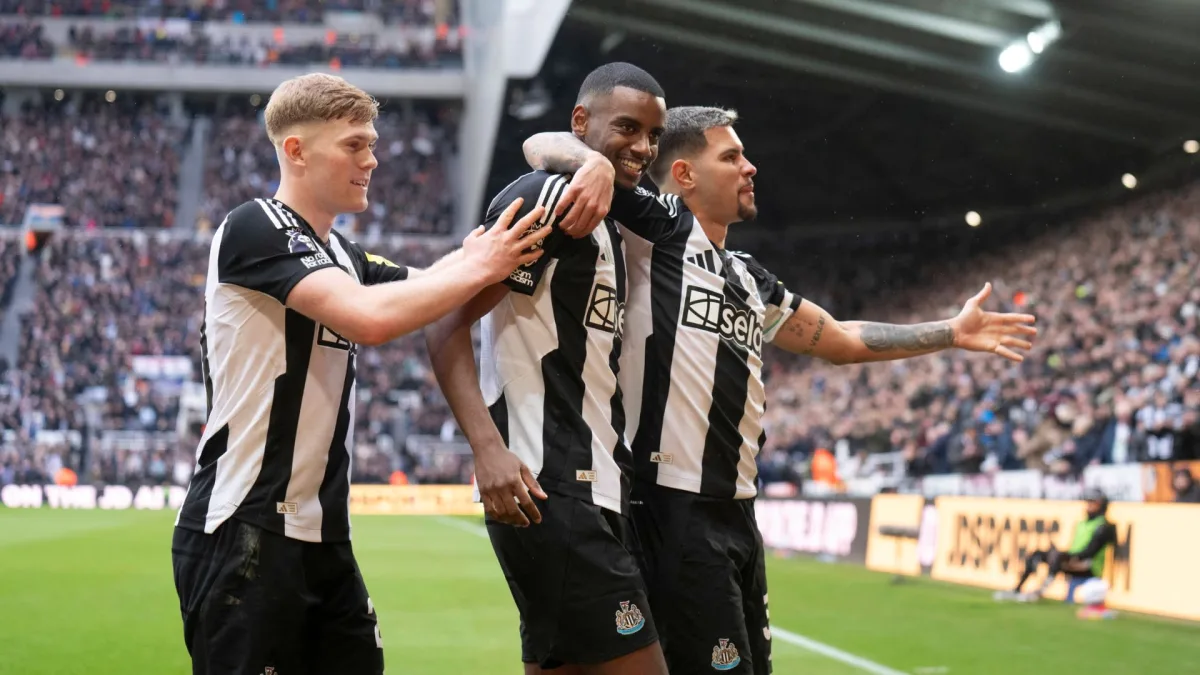 Lewis Hall, Alexander Isak, Bruno Guimaraes, Newcastle, 2024/25