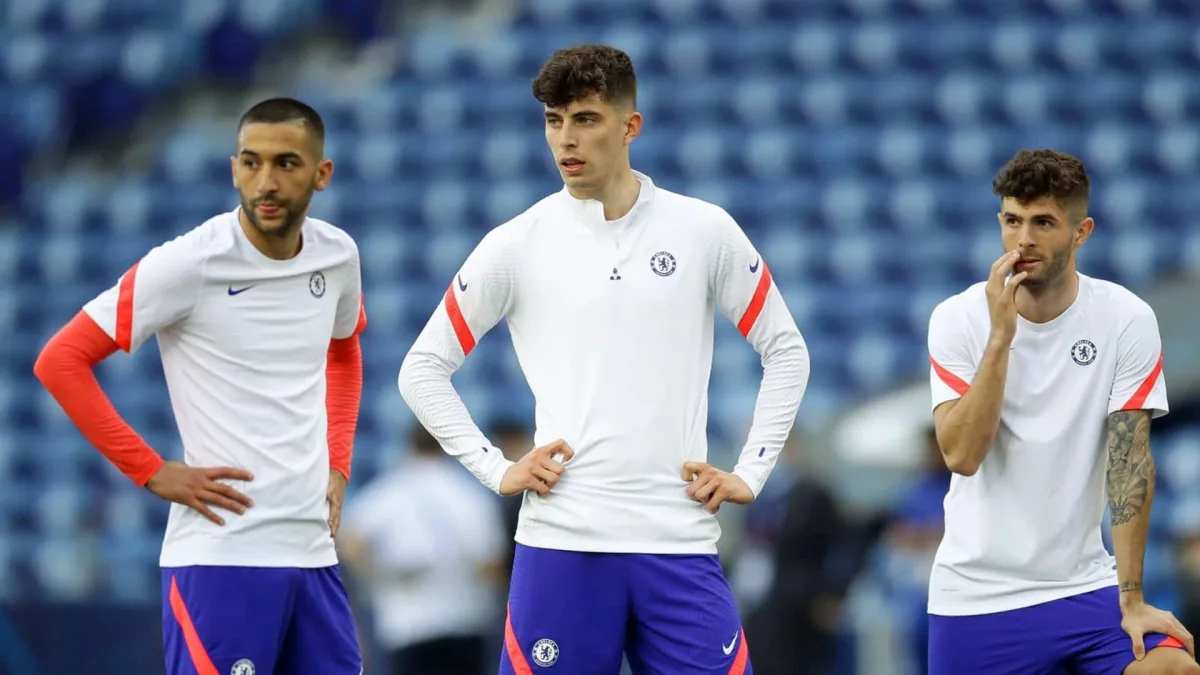 Chelsea trio Hakim Yizech, Kai Havertz and Christian Pulisic