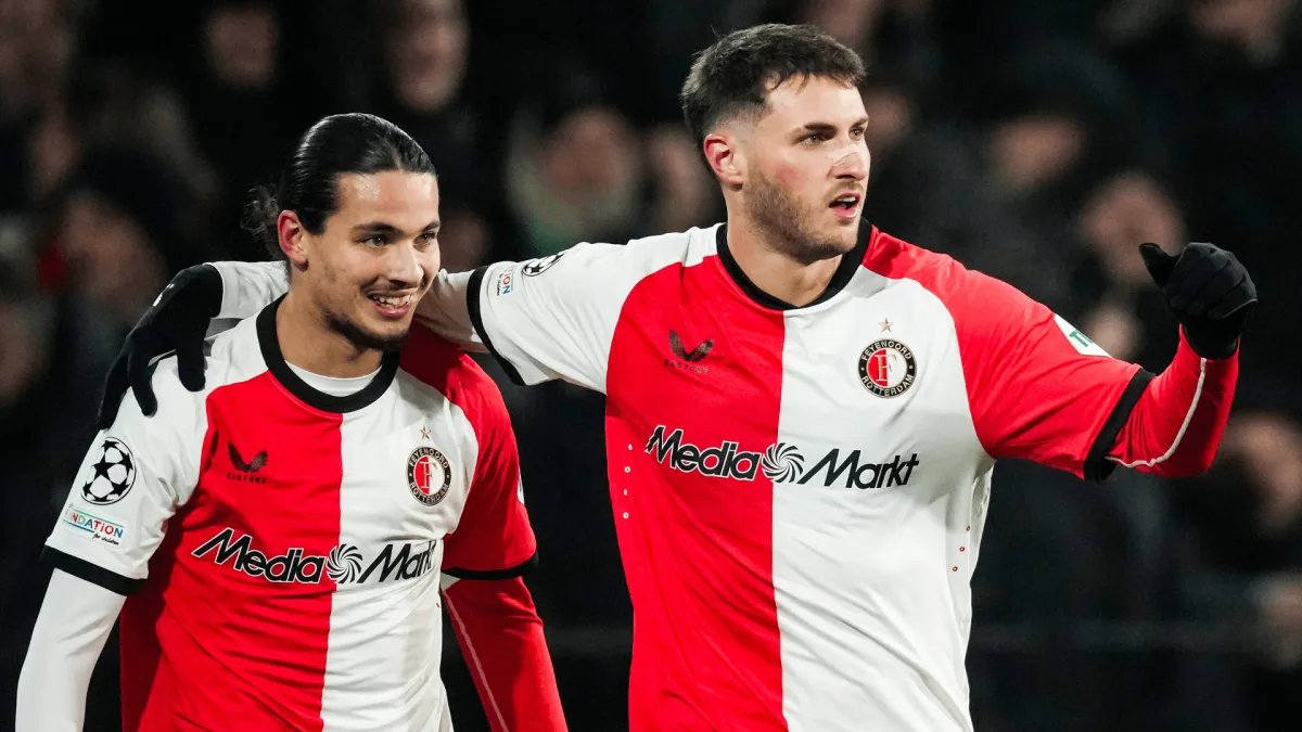 Anis Hadj Moussa, Santiago Giménez, Feyenoord