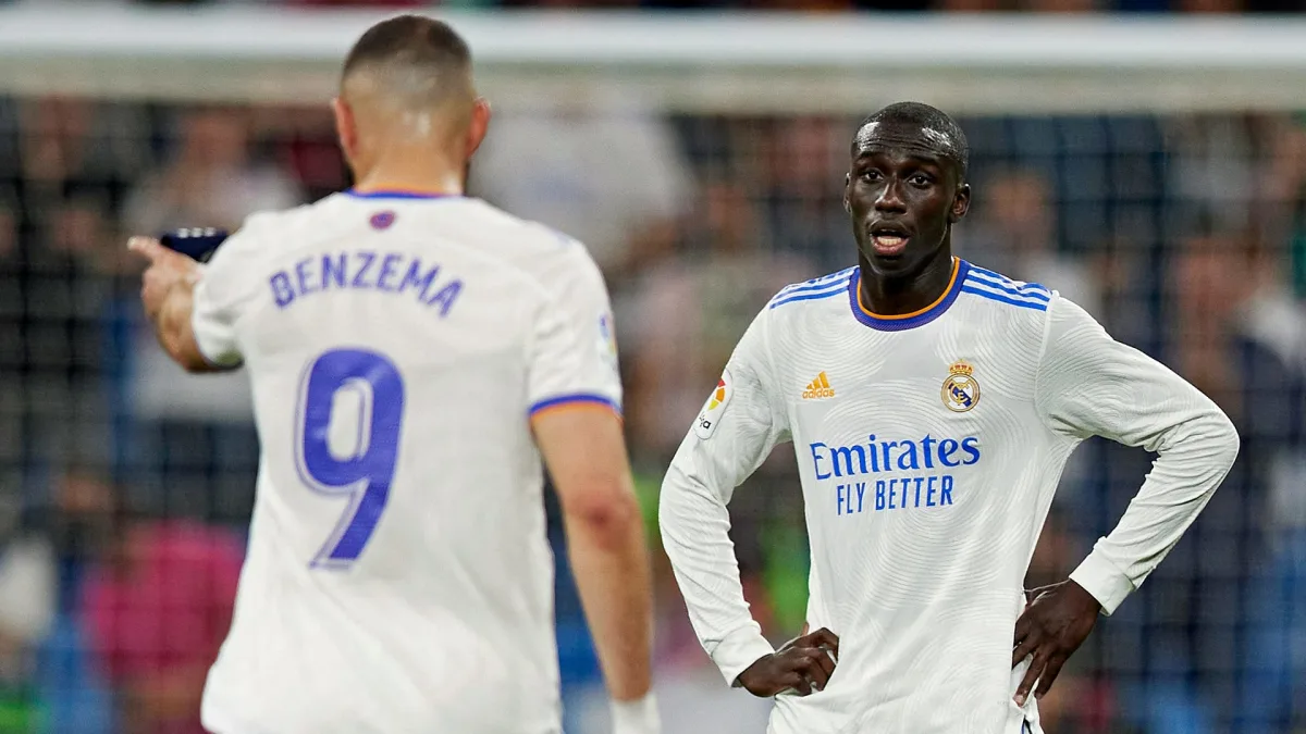 Real Madrid pair Karim Benzema and Ferland Mendy