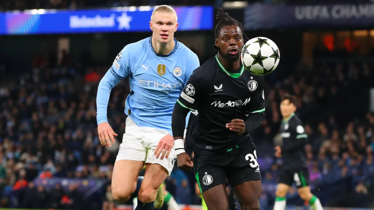 Jordan Lotomba, Manchester City vs Feyenoord