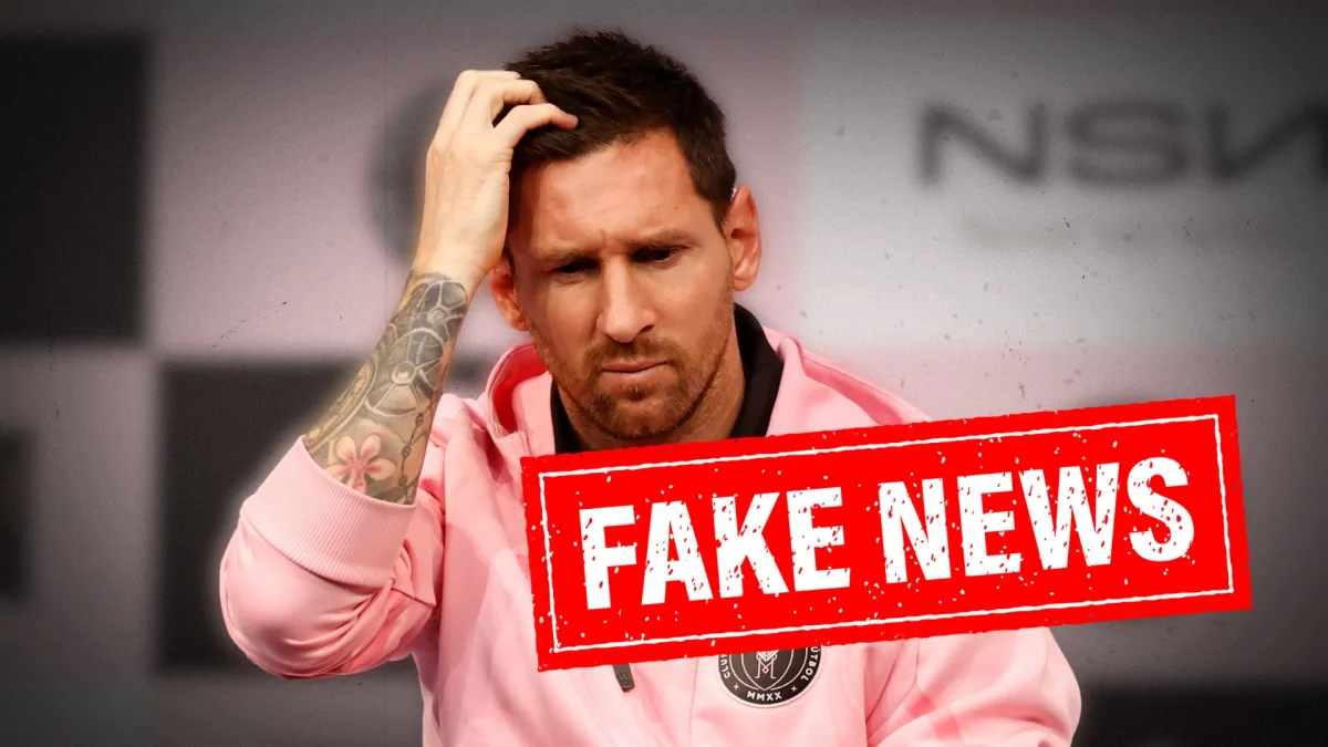 Lionel Messi, Inter Miami, fake news