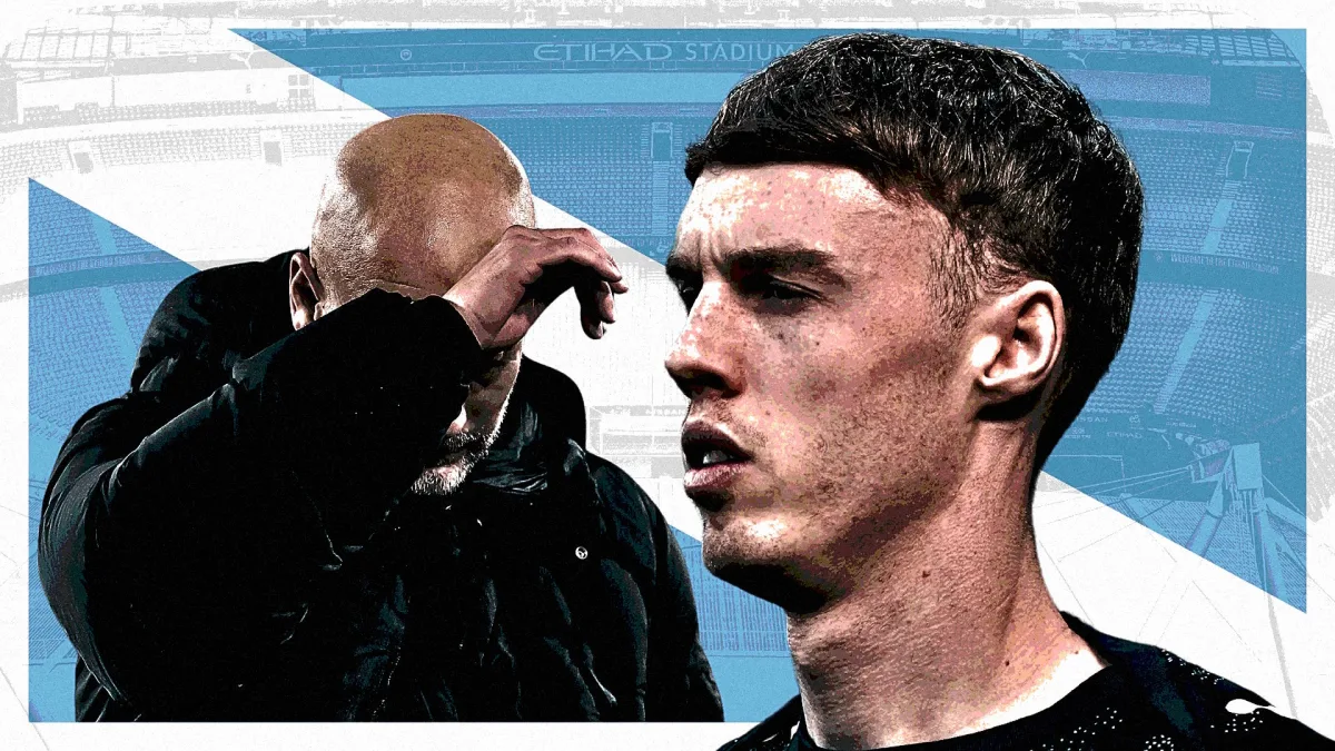 Pep Guardiola, Cole Palmer, Man City