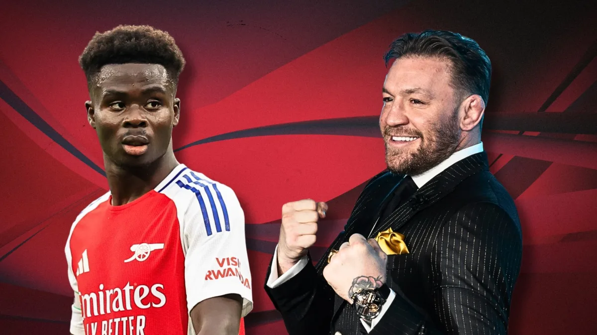 Bukayo Saka, Conor McGregor, Arsenal