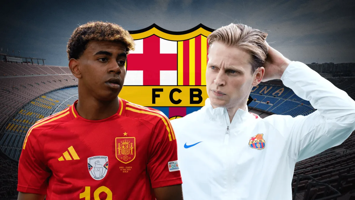 Lamine Yamal, Frenkie de Jong, Barcelona