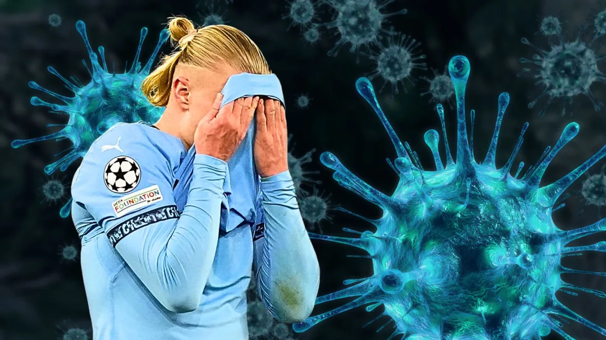 Erling Haaland, Man City, vaccine, virus