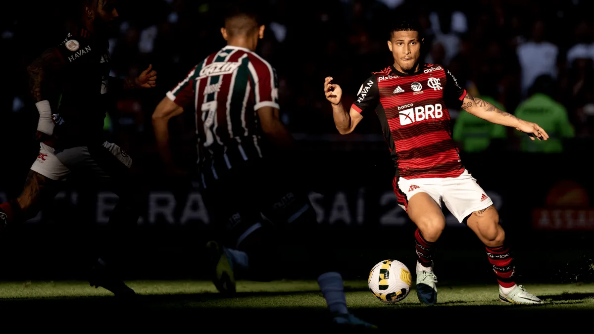 Joao Gomes plays for Flamengo