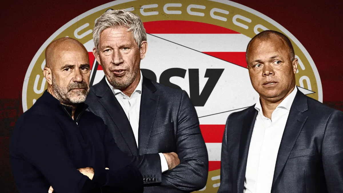 Peter Bosz, Marcel Brands, Earnest Stewart, PSV