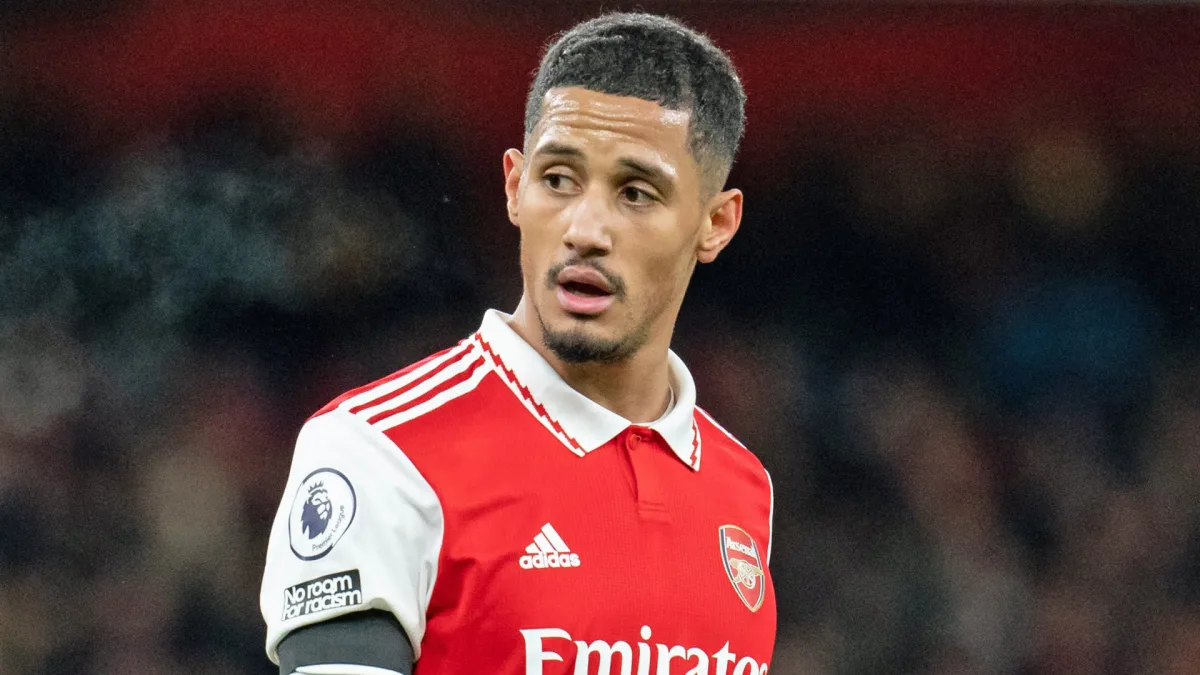 Arsenal centre-back William Saliba.