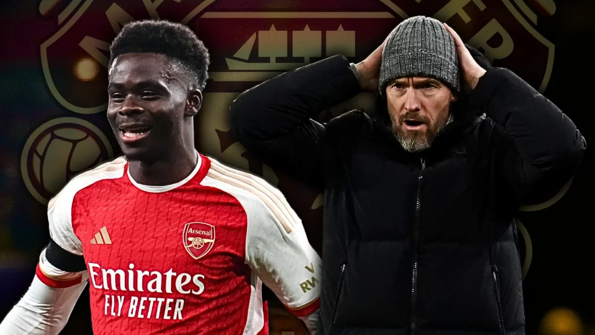 Bukayo Saka, Erik ten Hag, Man Utd