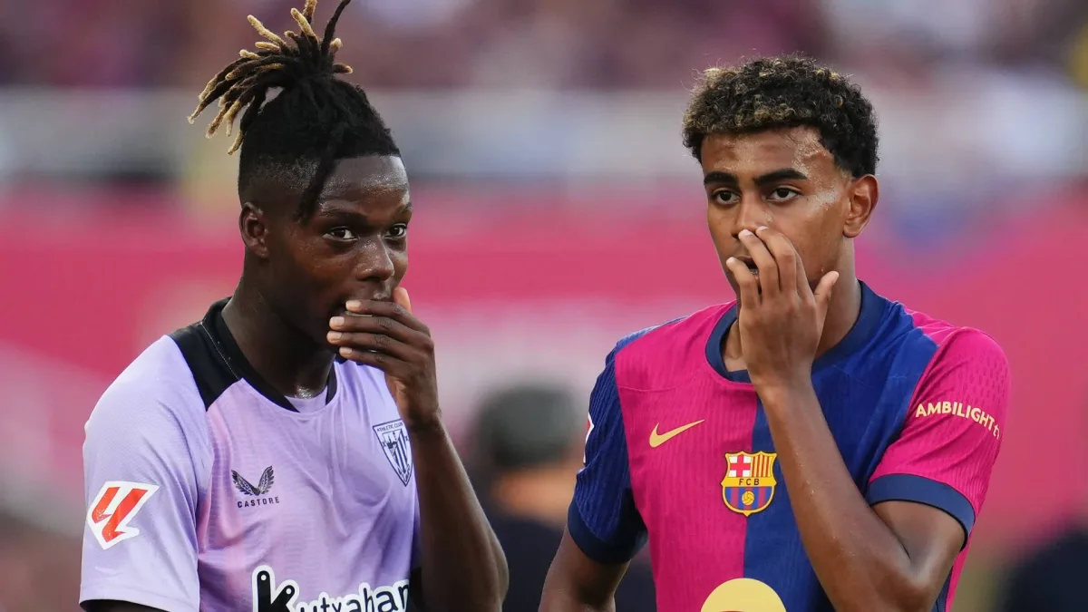 Nico Williams, Lamine Yamal, Barcelona, 2024/25