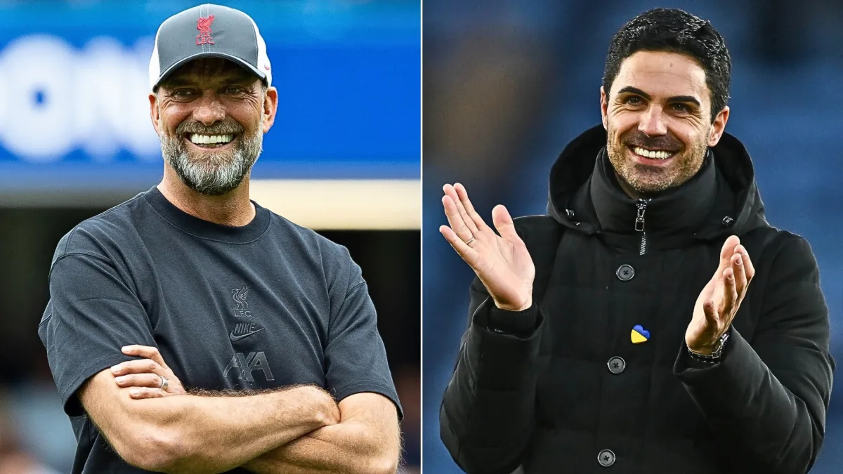 Jurgen Klopp, Liverpool, Mikel Arteta, Arsenal