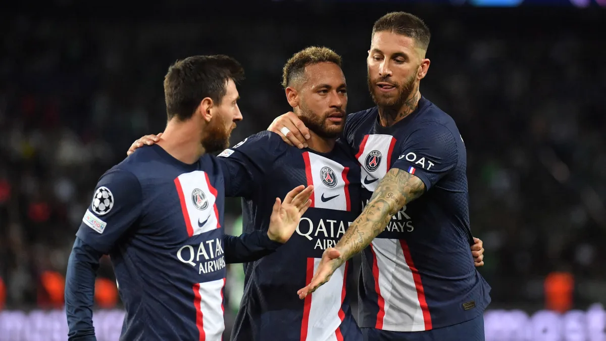 Messi, Neymar and Ramos at PSG