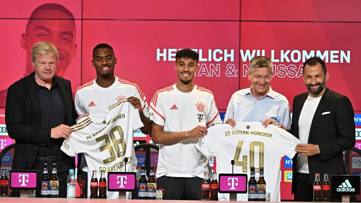 Ryan Gravenberch, Noussair Mazraoui, Bayern Munchen, 2022/23