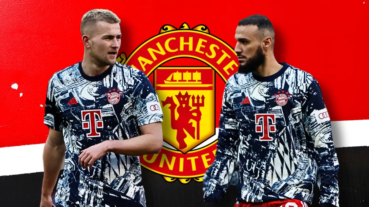 Noussair Mazraoui Matthijs de Ligt Bayern Munich Man Utd