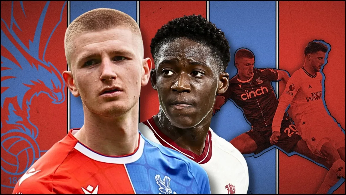 Adam Wharton, Crystal Palace, Kobbie Mainoo, Mason Mount, Man Utd