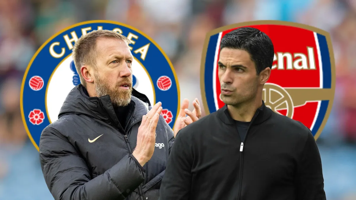 Graham Potter, Mikel Arteta, Chelsea, Arsenal, 2022/23