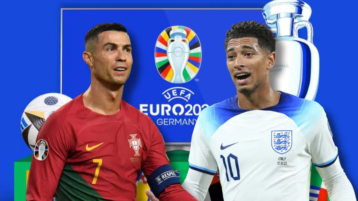 Cristiano Ronaldo, Jude Bellingham, Portugal, England, Euro 2024