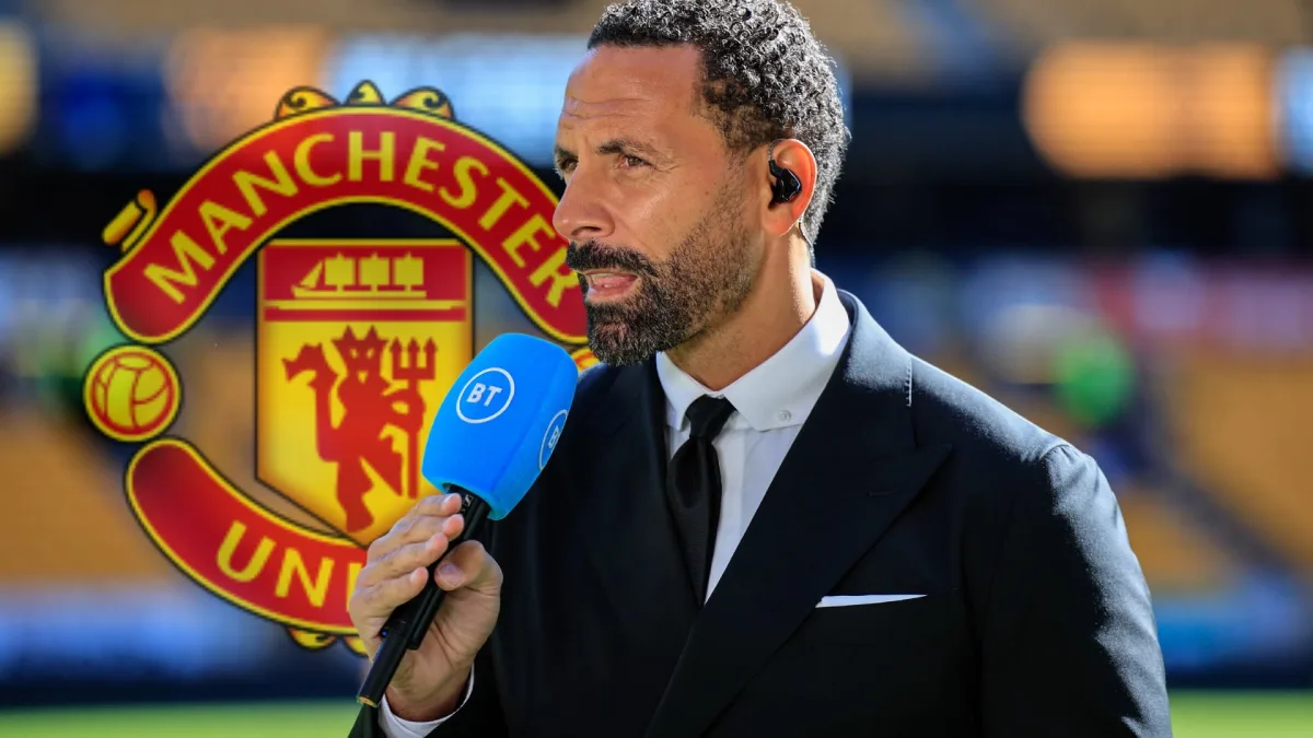 Rio Ferdinand, Man Utd badge, BT Sport