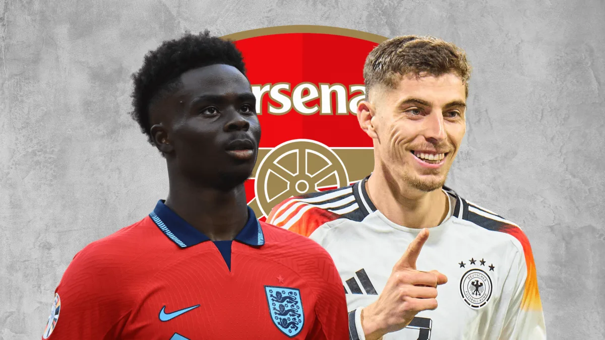 Bukayo Saka, Kai Havertz, Arsenal, 2023/24