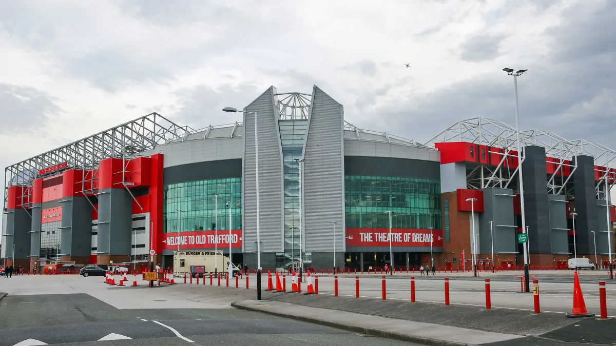 Old Trafford, Man Utd's faltering home.