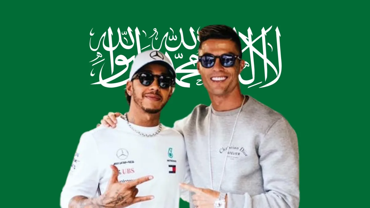 Cristiano Ronaldo, Lewis Hamilton, Saudi Arabia