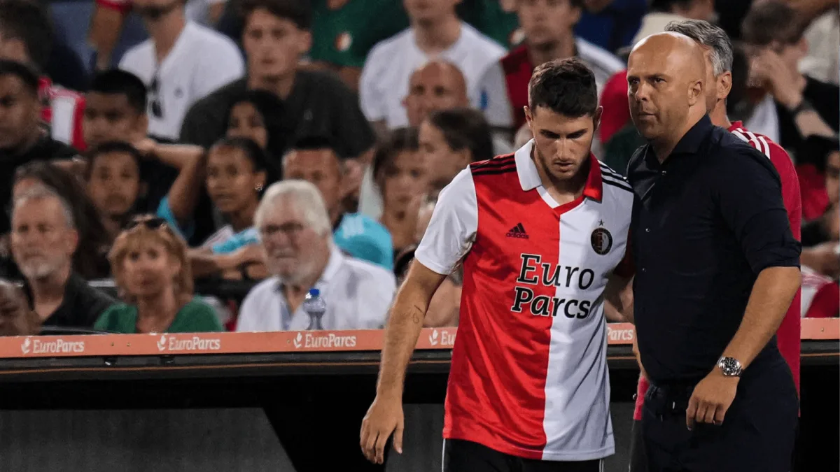 Santiago Giménez, Arne Slot, Feyenoord