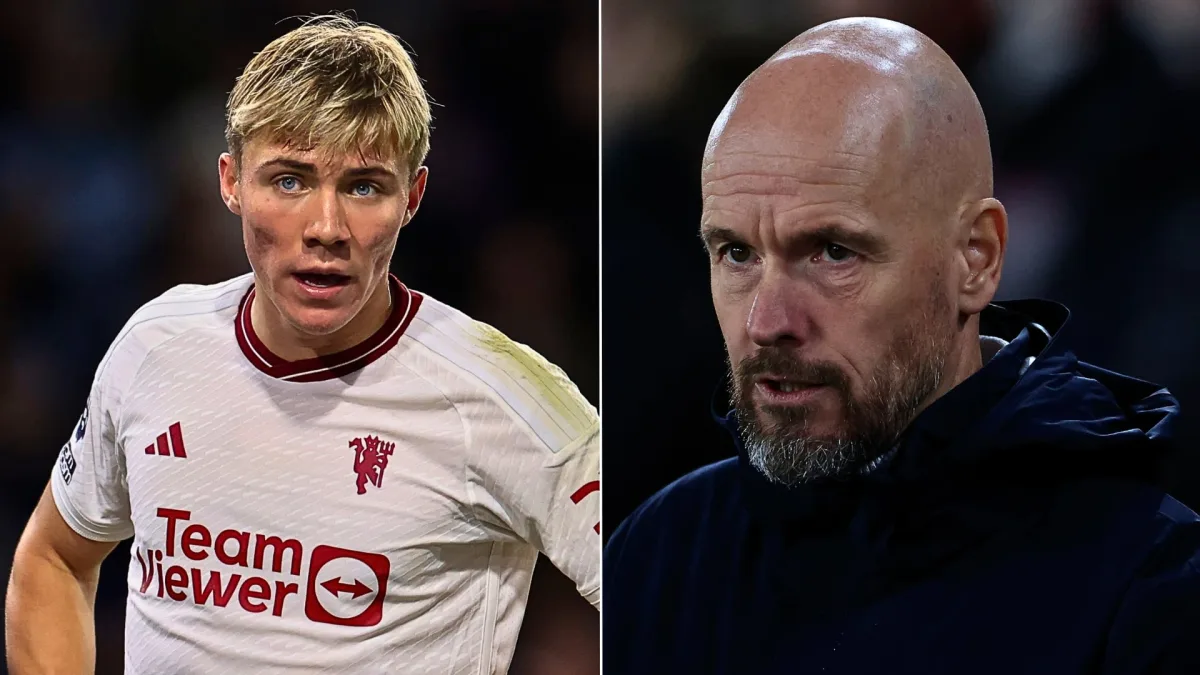 Rasmus Hojlund, Erik ten Hag, Man Utd, 2023/24