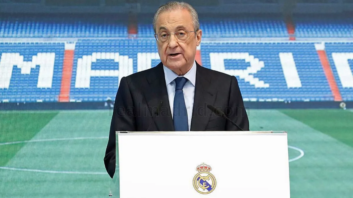 Real Madrid president Florentino Perez.