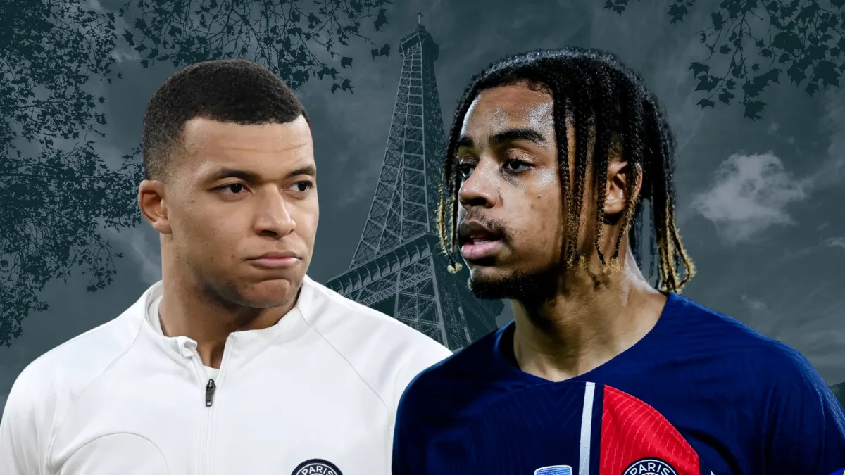 Kylian Mbappe, Bradley Barcola, PSG, 2023/24