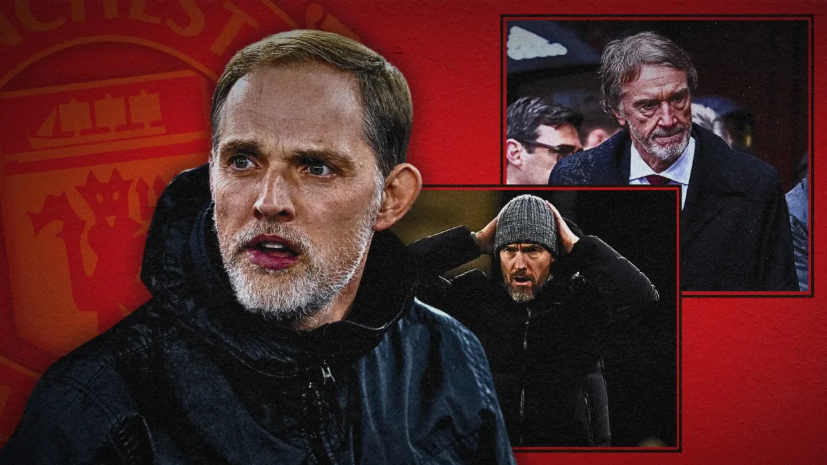 Thomas Tuchel, Erik ten Hag, Sir Jim Ratcliffe, Man Utd