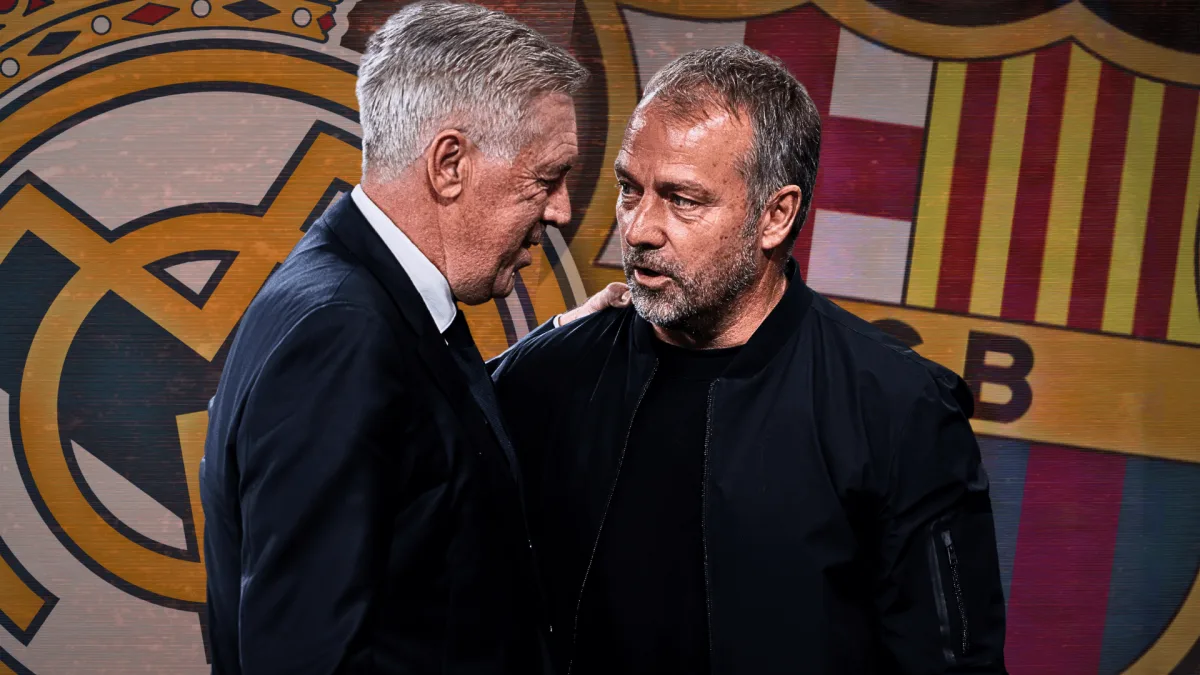 Hansi Flick, Carlo Ancelotti, Barcelona, Real Madrid