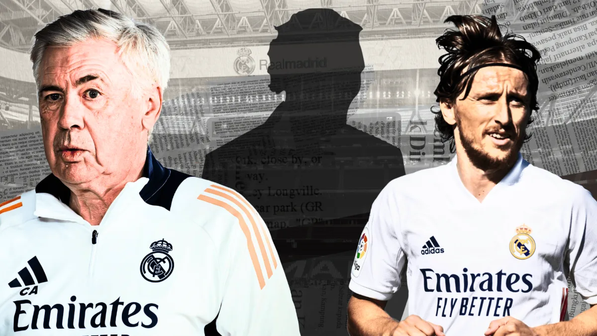 Vinícius Júnior, Luka Modric, Carlo Ancelotti