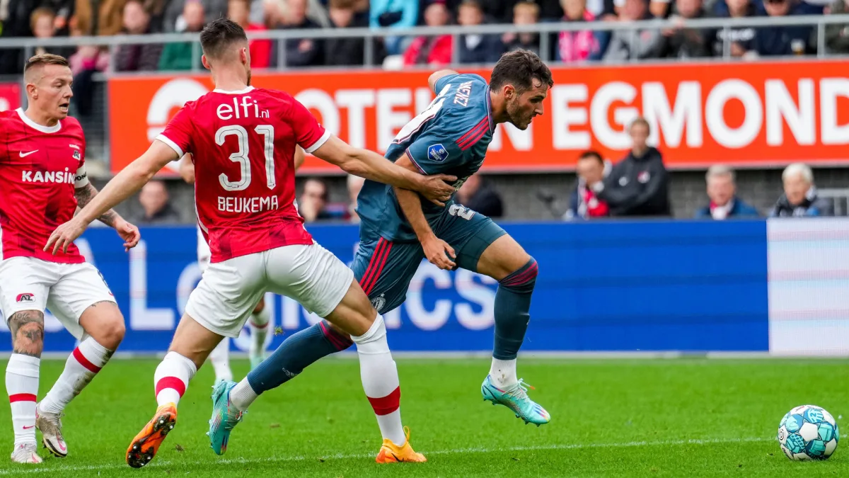 Sam Beukema, Santiago Giménez, AZ vs Feyenoord