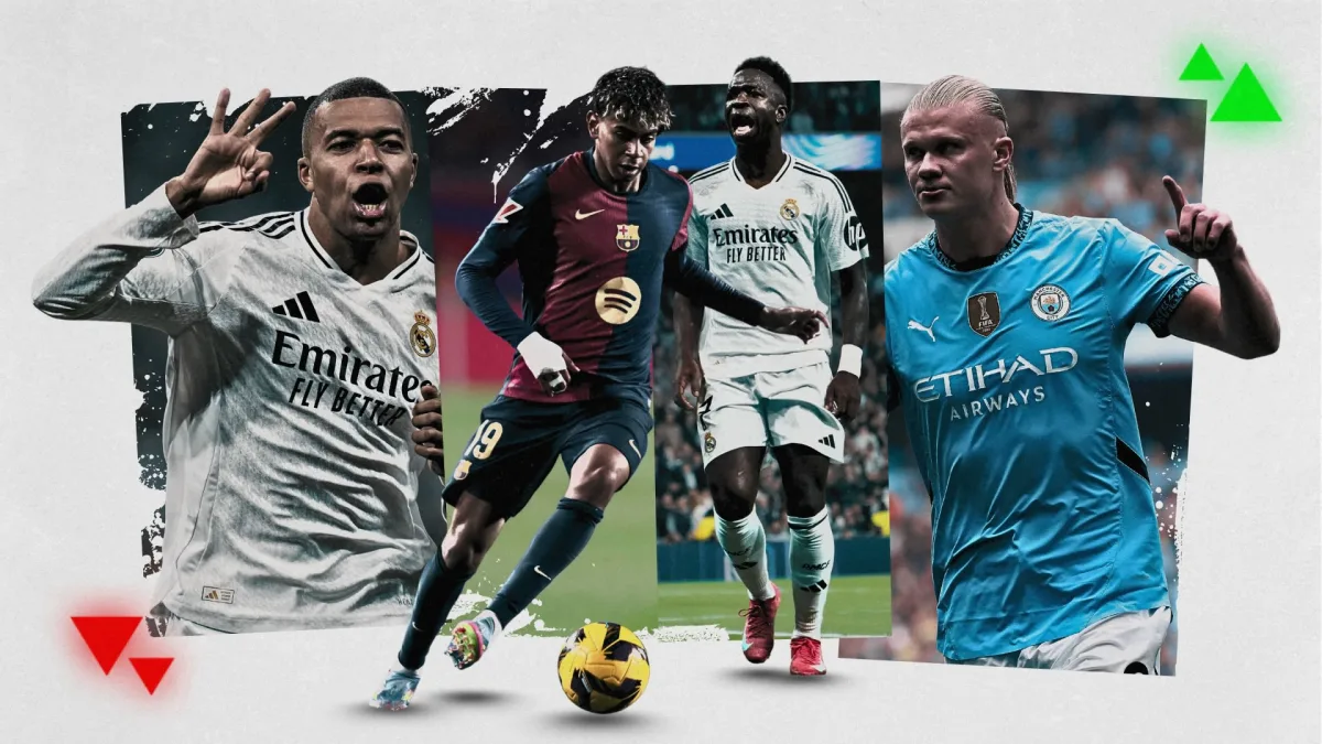 Kylian Mbappe, Lamine Yamal, Vinicius Jr, Erling Haaland, ETV