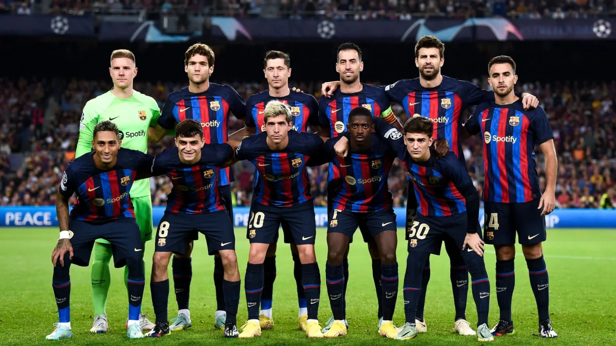 Barcelona, Teamfoto, Robert Lewandowski, 2022/23
