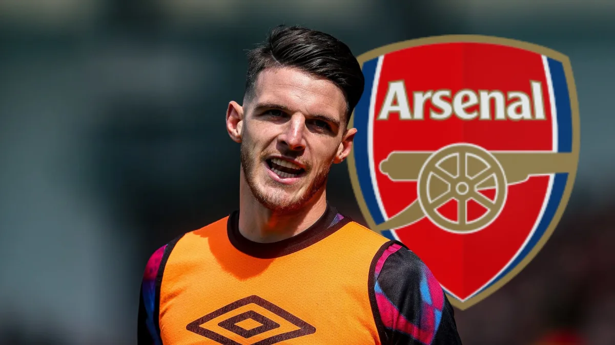 West Ham's Declan Rice is linked with Arsenal