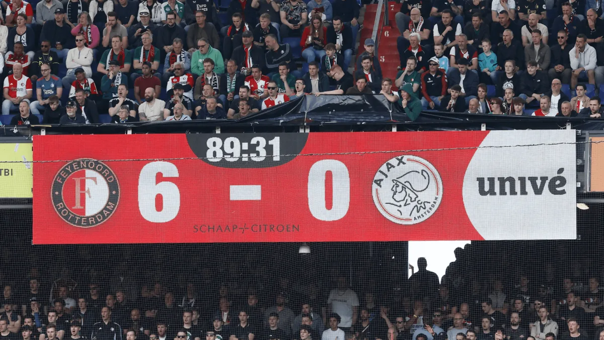 Feyenoord - Ajax, 6-0, De Kuip