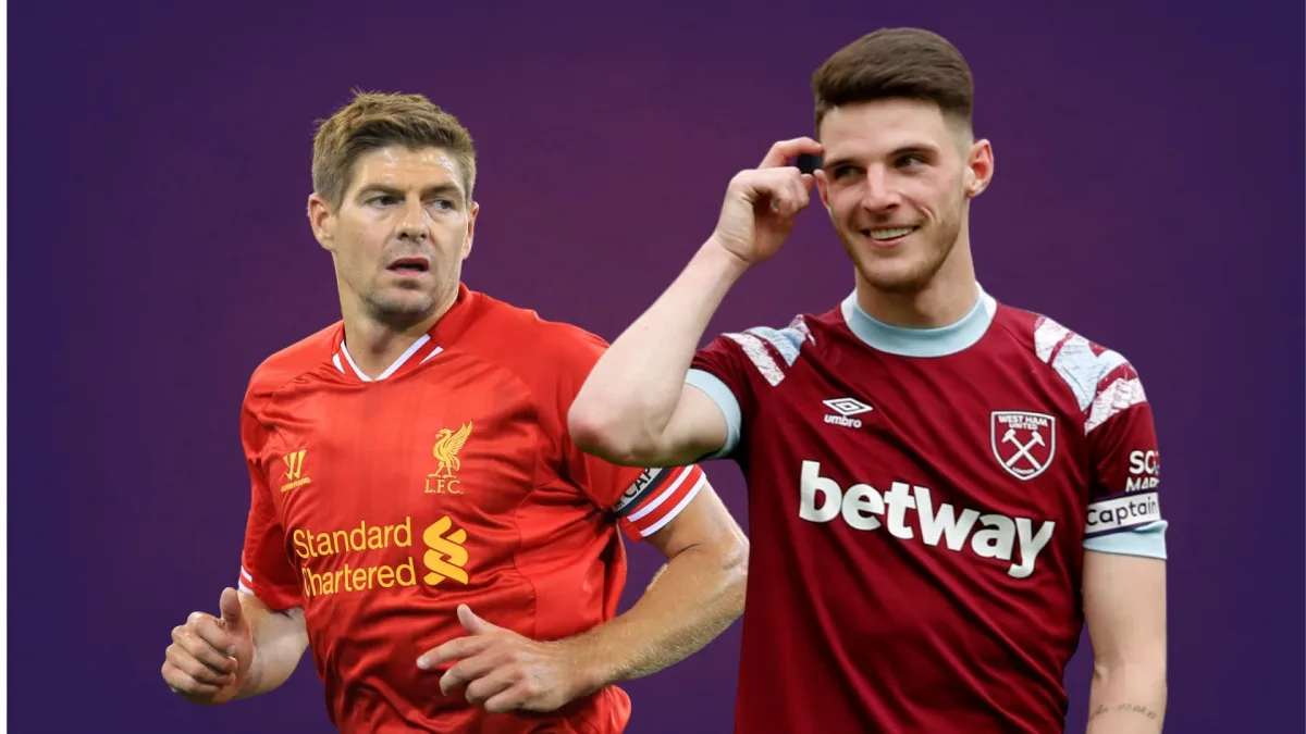 Steven Gerrard, Declan Rice, Liverpool, West Ham