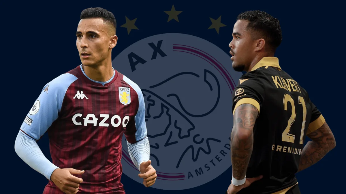 Namen Anwar El Ghazi en Justin Kluivert vallen bij Ajax