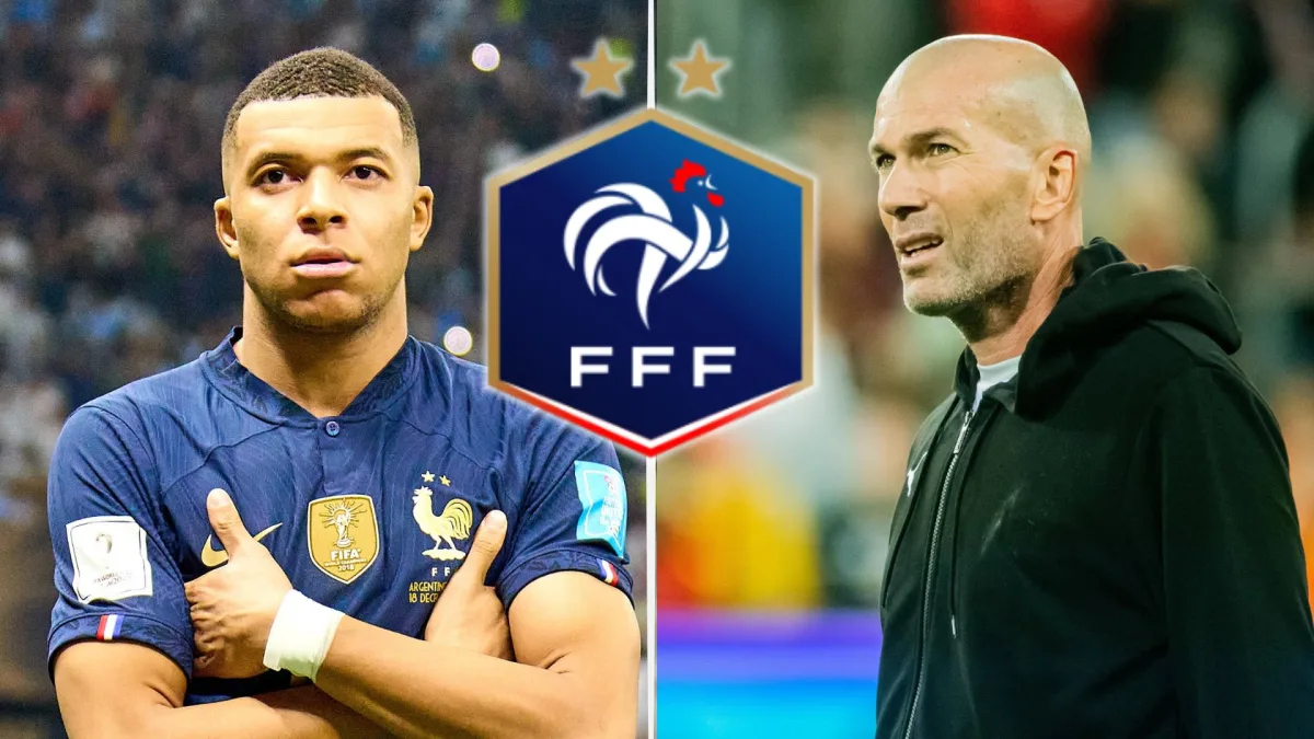 Kylian Mbappe, Zinedine Zidane, France