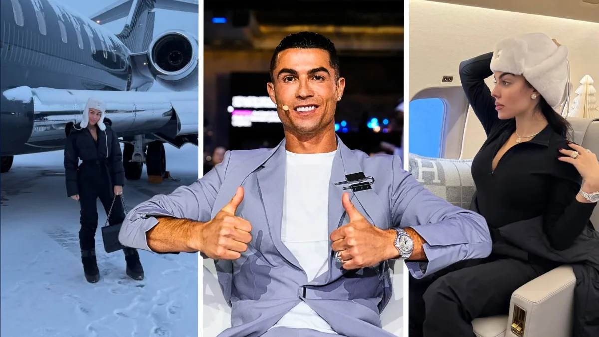 Cristiano Ronaldo, Georgina Rodriguez, Private Jet