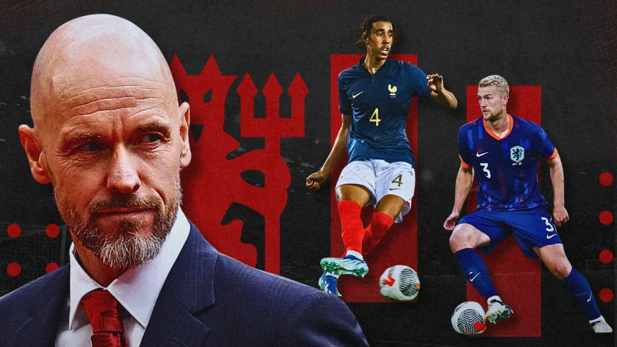 Erik ten Hag, Leny Yoro, Matthijs de Ligt, Man Utd