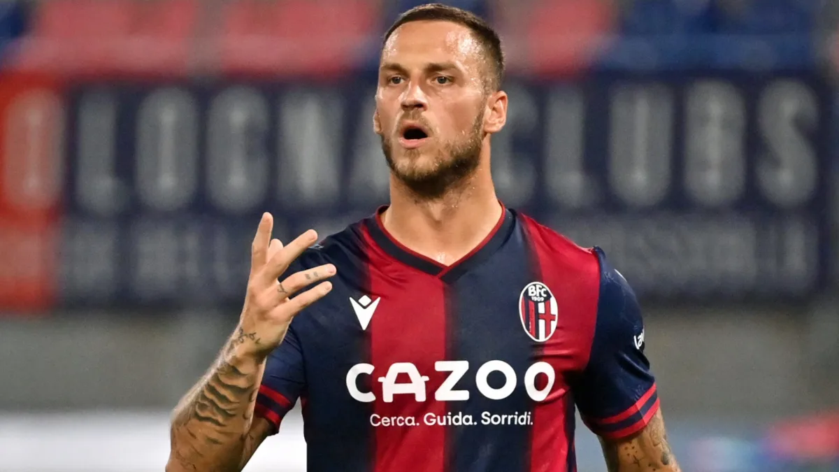 Marko Arnautovic in action for Bologna