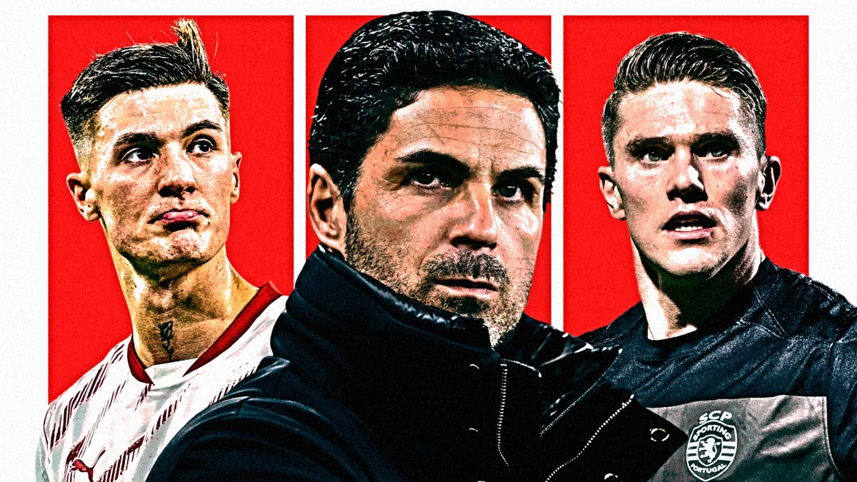 Benjamin Sesko, Mikel Arteta, Viktor Gyokeres