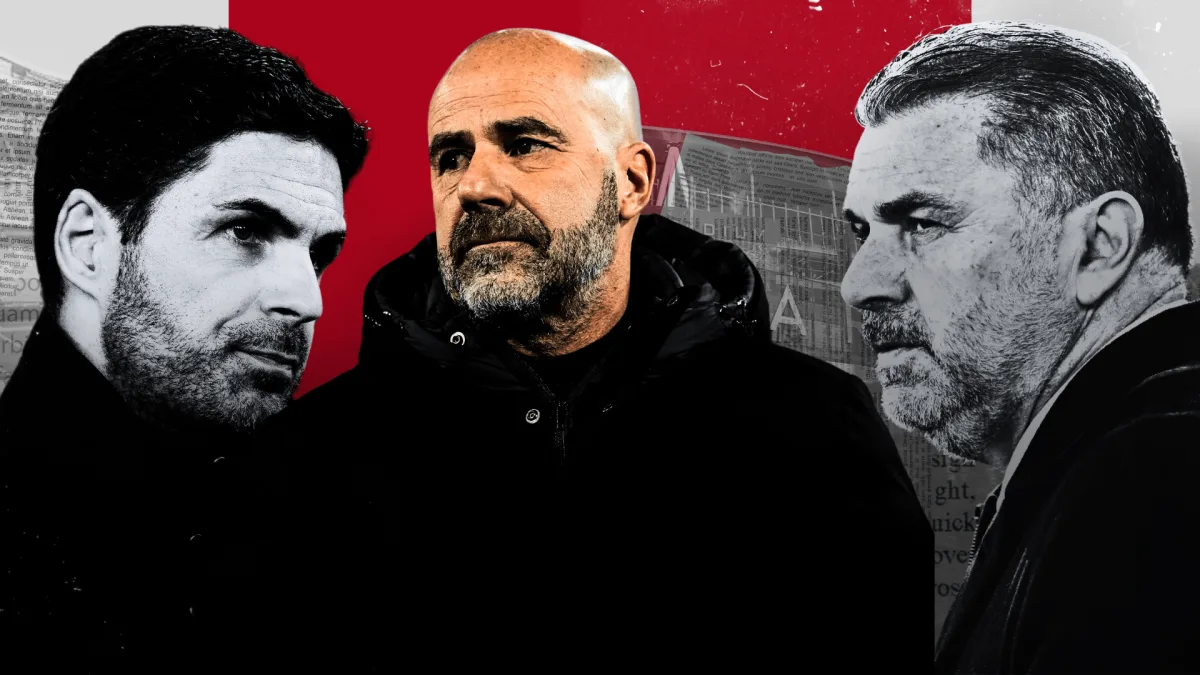 Peter Bosz, Mikel Arteta, Ange Postecoglou